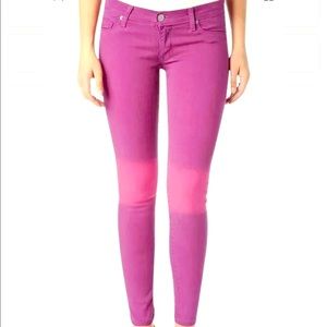 NWT HUDSON KRISTA OMBRE SUPER SKINNY JEANS SZ 24